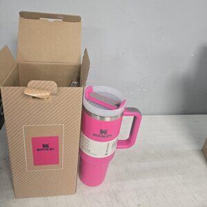 "Stanley Quencher H2.0 Tumbler - 40oz Rosa Red Pink Insulated Drinkware - New
